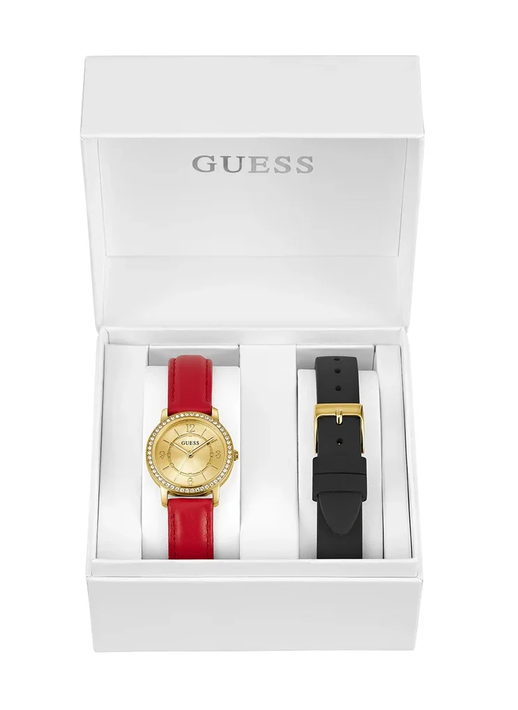 جس Melody Pu Strap Analog Watch