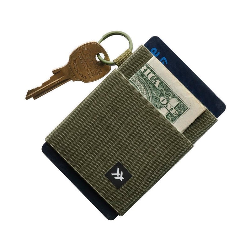 Thread Wallets Ultra Slim Minimalist Card Holder Wallet for Men and Women (Olive, One Size) - Image 2