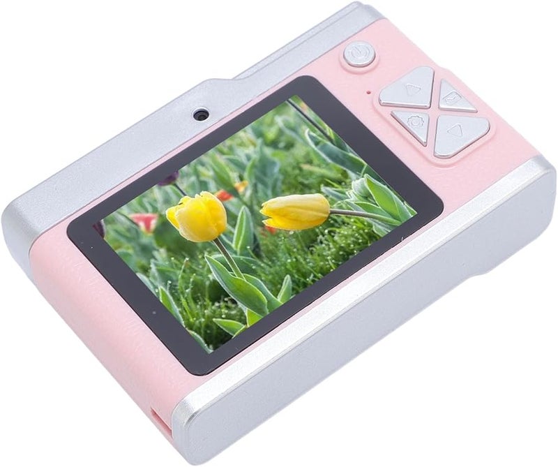 Pink FILFEEL 48MP Digital Camera 8X Zoom Anti Shake 2.4 Inch Screen Portable Travel Camera - Image 3