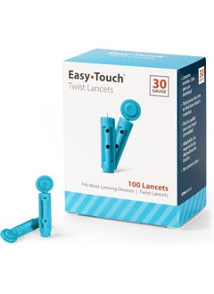 Easy Touch EasyTouch Twist Lancets, 30 G, Box of 100 
