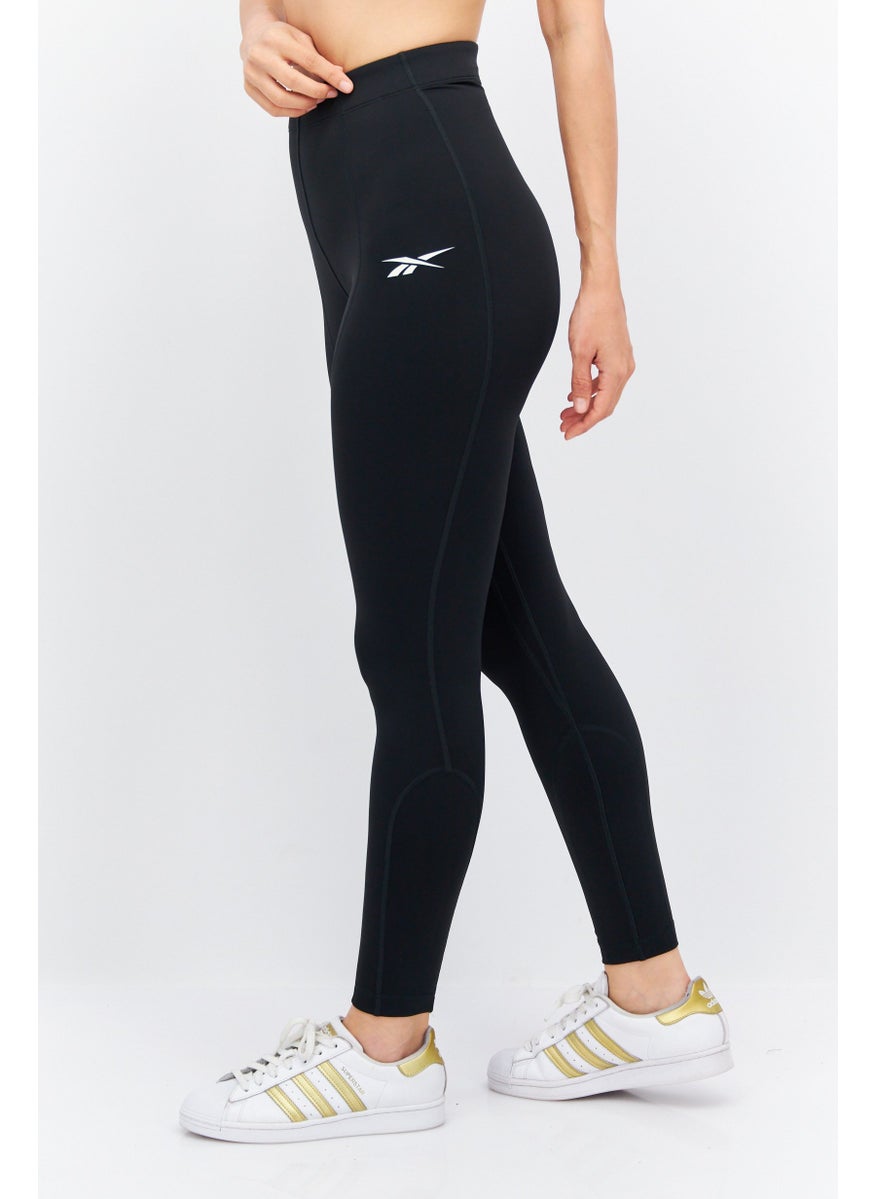 Reebok ملابس رياضية للنساء مناسبة للتدريب ضيقة، سوداء  - Image 3