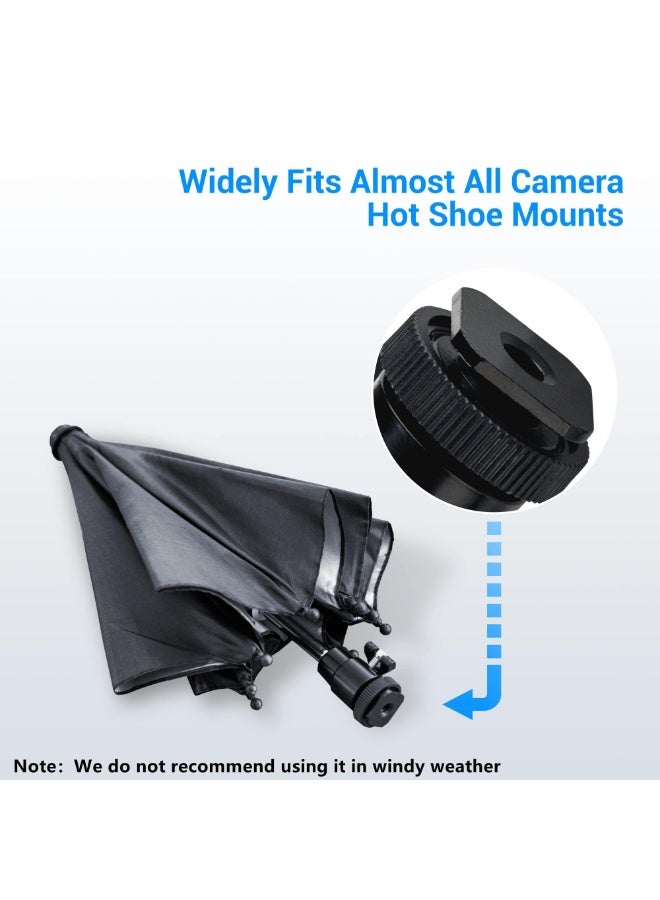 Camera Rain Cover Hot Shoe Umbrella Camera Sunshade Waterproof Accessory Protects Cameras from Rain Hot Sunshine Snow Birds Poop (19.7Inch) - Image 5