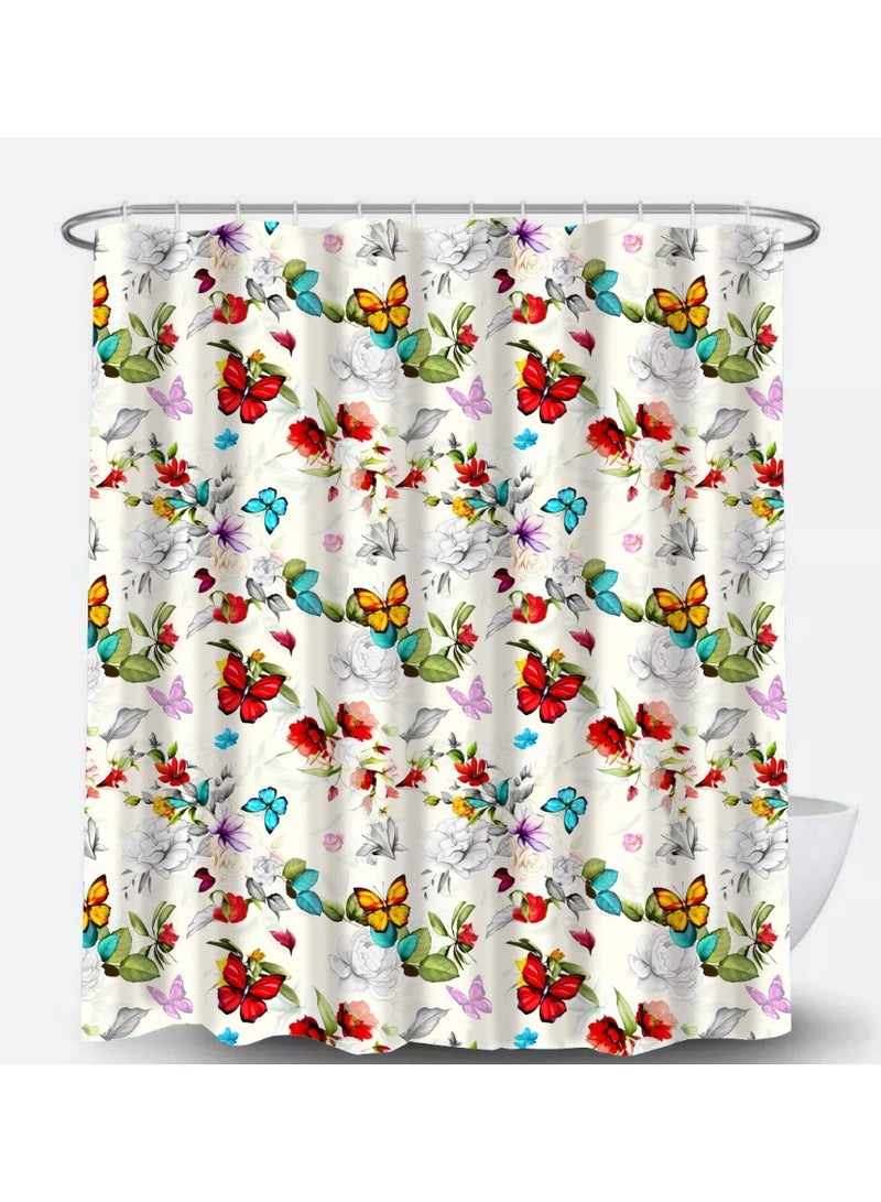 general bathroom shower curtain waterproof 145 W * 180 L - Image 1