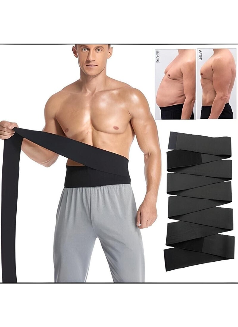 CK Spor Waist Trainer Tummy Wrap Waist Slimmer Waist Wrapped Hourglass Appearance 4m Spiral Waist Corset  - Image 1