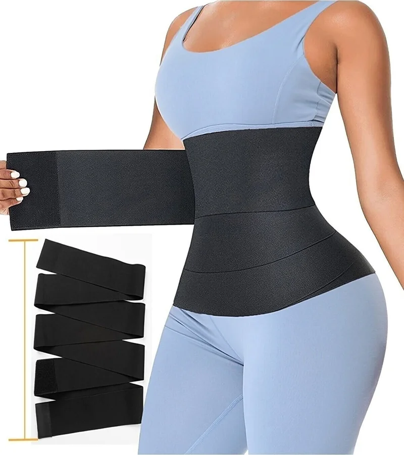 CK Spor Waist Trainer Tummy Wrap Waist Slimmer Waist Wrapped Hourglass Appearance 4m Spiral Waist Corset