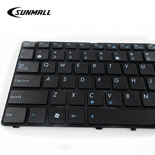 SUNMALL Keyboard Replacement Without Backlit Compatible with A52 F50 X53E A53S K53 K53S K54 G73S X73E Series Laptop Black US Layout - Image 4