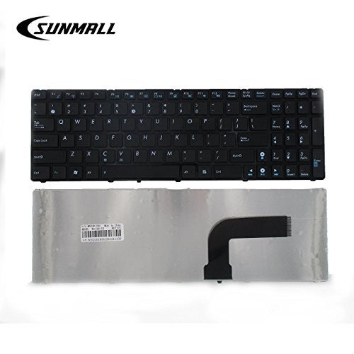 SUNMALL Keyboard Replacement Without Backlit Compatible with A52 F50 X53E A53S K53 K53S K54 G73S X73E Series Laptop Black US Layout - Image 3