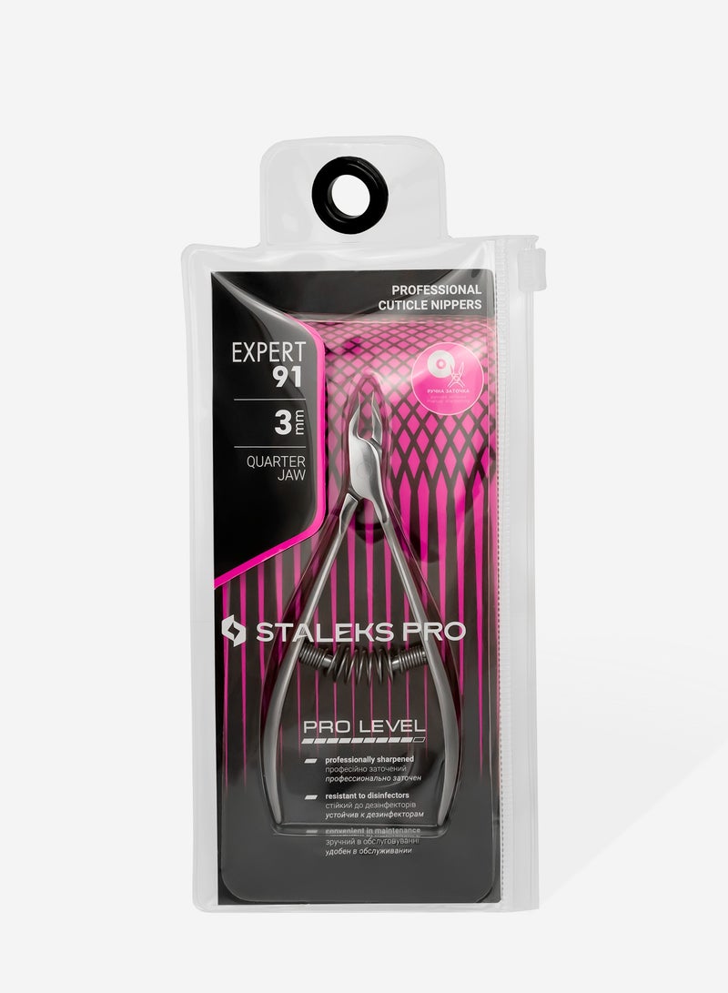 STALEKS PRO Professional Cuticle Nippers - EXPERT 91 | 3 mm - Image 4