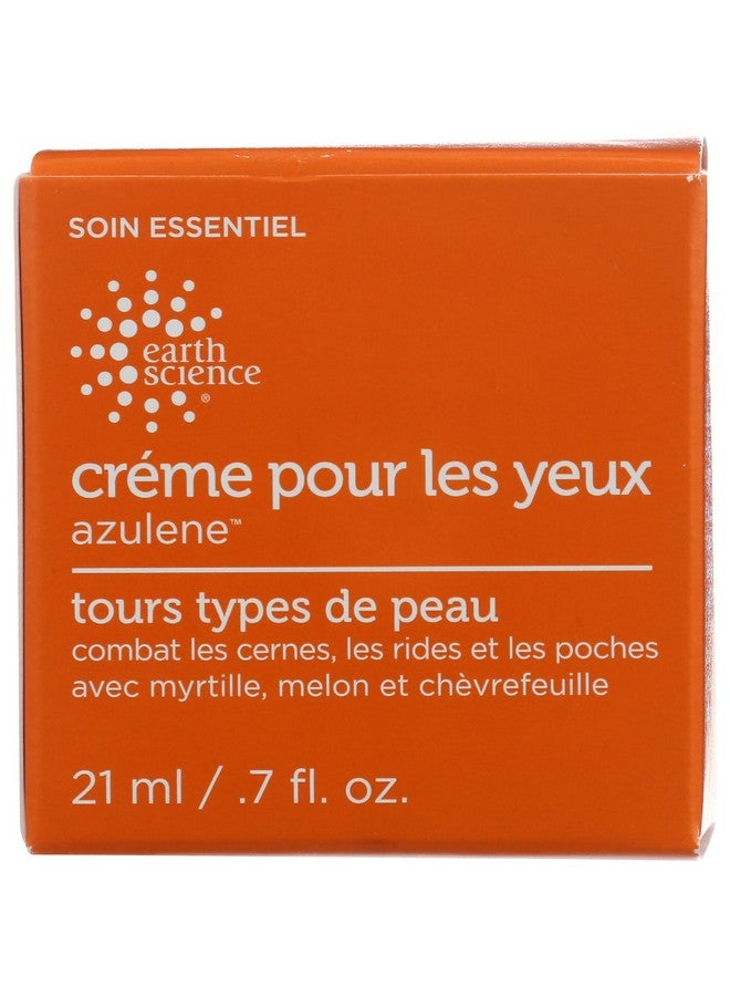 Earth Science Azulene Eye Cream For Puffiness Dark Circles And Wrinkles (0.7 Oz.) - Image 2