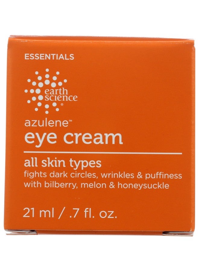 Earth Science Azulene Eye Cream For Puffiness Dark Circles And Wrinkles (0.7 Oz.) - Image 1