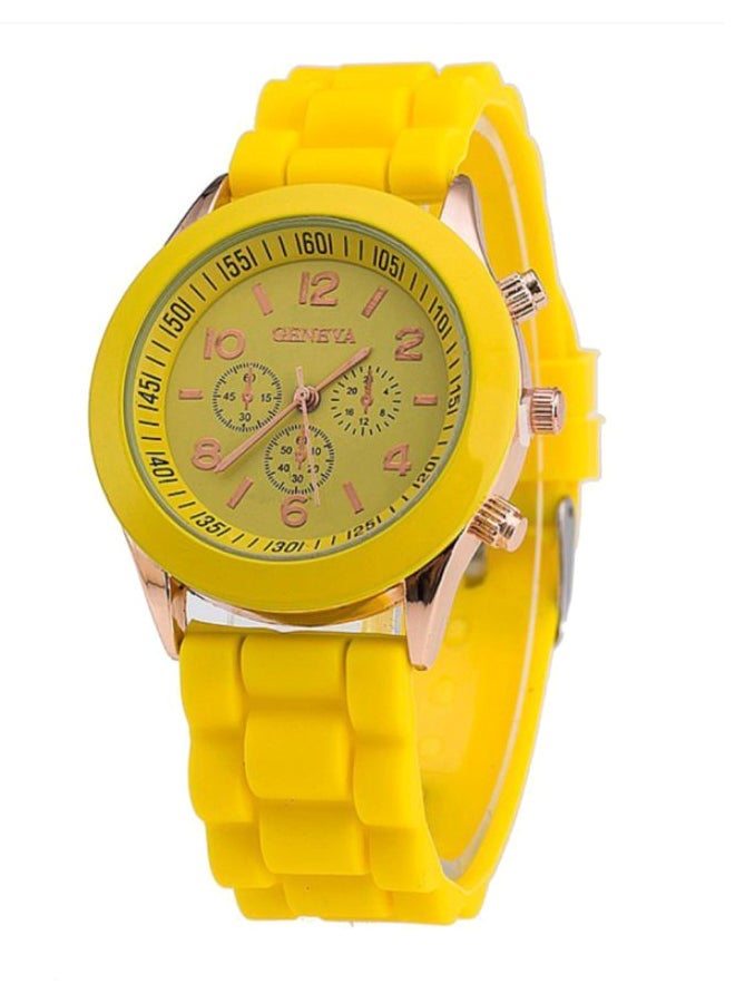NIBEMINENT women Round Dial Silicone Chronograph Watch NSSB037001497 - Image 1