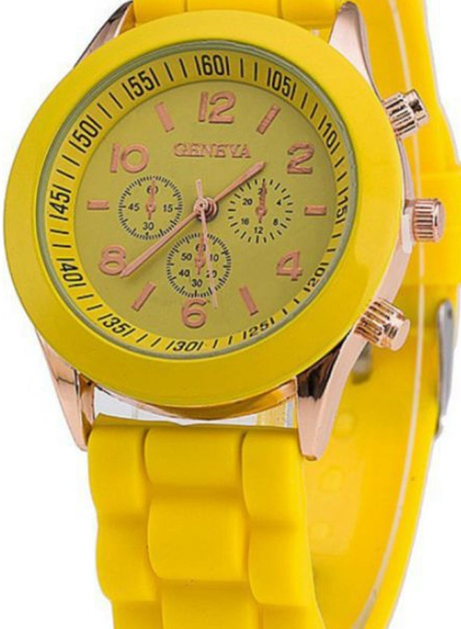 NIBEMINENT women Round Dial Silicone Chronograph Watch NSSB037001497 - Image 2