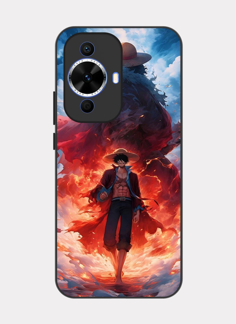 بكسلات كفر هواوي نوفا 12 اس ون بيس مونكي دي لوفي برتقالي - Image 1