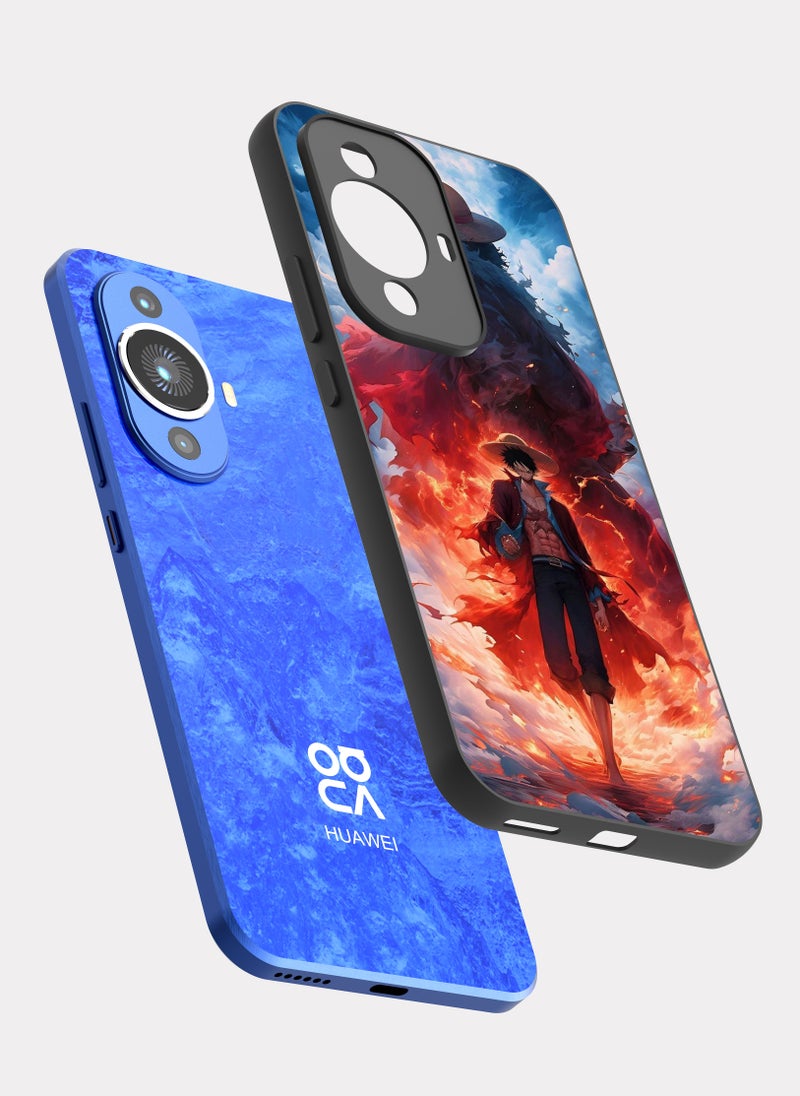 بكسلات كفر هواوي نوفا 12 اس ون بيس مونكي دي لوفي برتقالي - Image 2