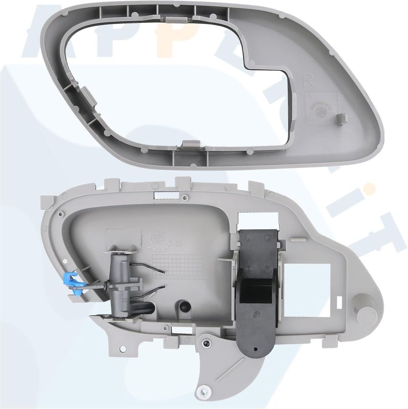 APPERFiT Interior Door Handle with Bezel Kit - Gray - Image 3