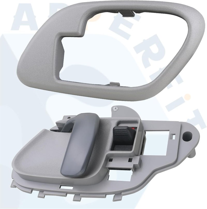 APPERFiT Interior Door Handle with Bezel Kit - Gray - Image 2