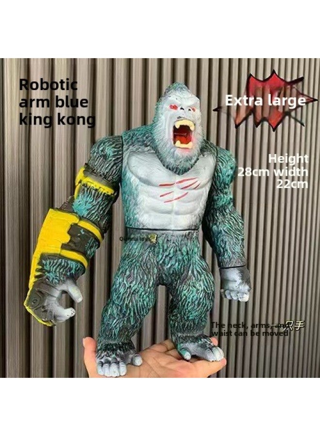 Extra Large Soft Rubber Monster Ultimate Berylagilla Rugeriset Bagoon Stall Toys-Color:58. Robotic Arm Diamond Blue - Image 1
