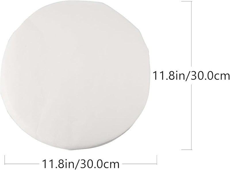 VICASKY 100 قطعة بطانة قفص الببغاء القابل للتصرف فوط قفص الطيور الماصة صينية دائرية - Image 3