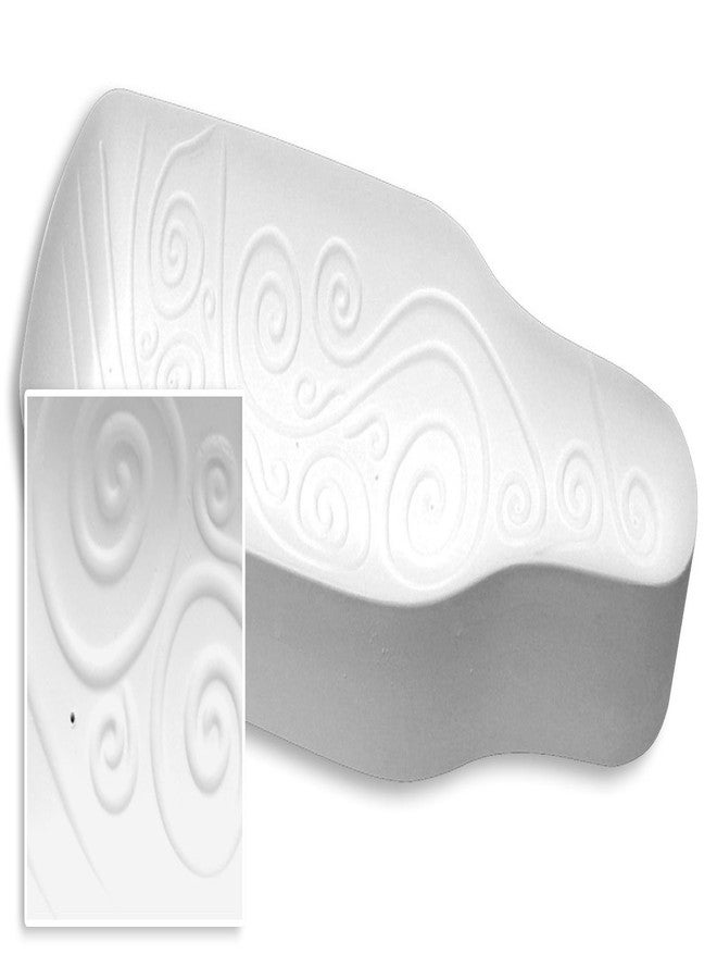 Delphi Glass Swirl Texture Small Bottle Slumping Mold - Image 2