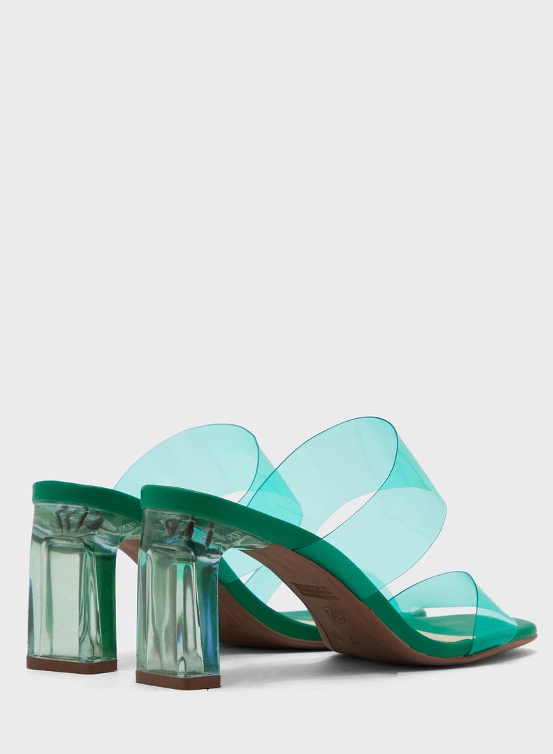 FYOR Casual Mid Heel Sandals - Image 2