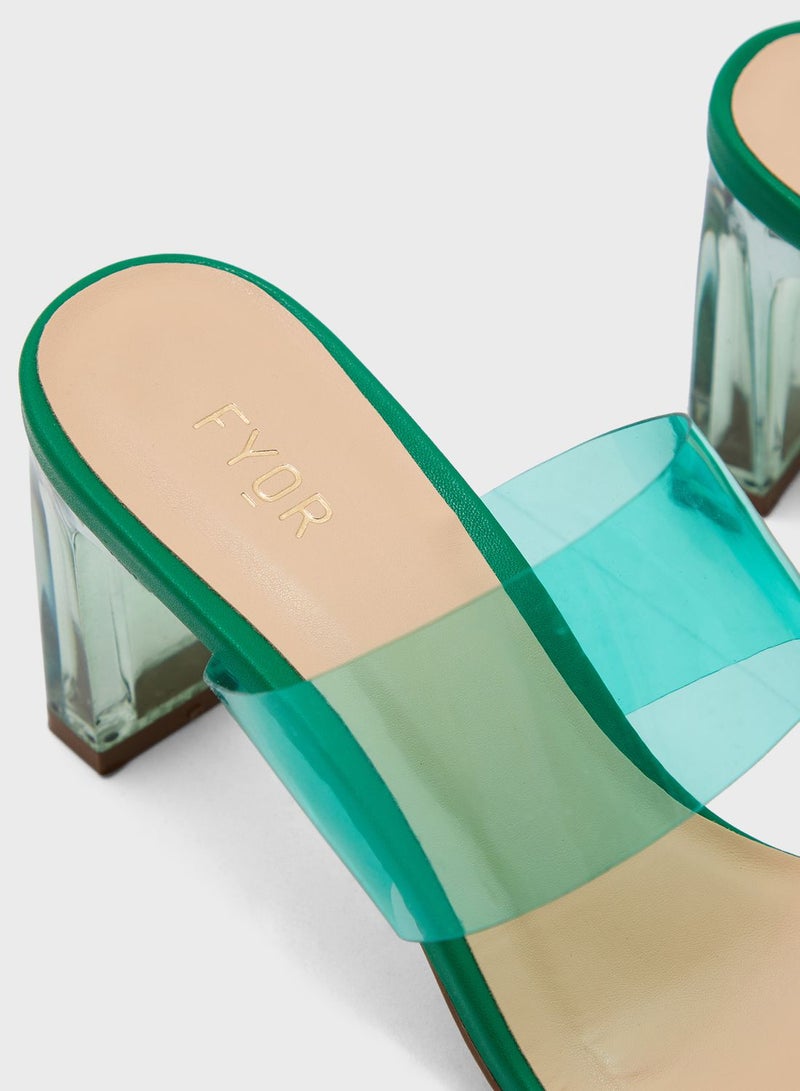 FYOR Casual Mid Heel Sandals - Image 4