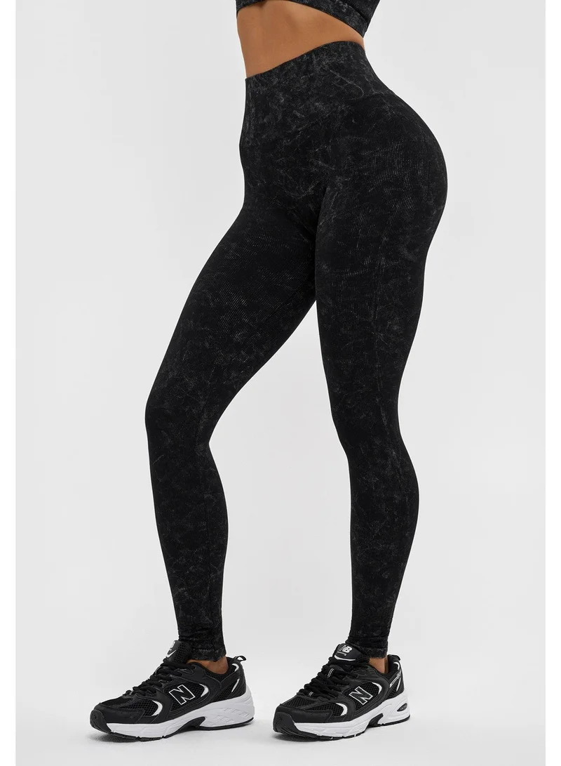 Bona Fide Marble Leggings Black Marble High Waist Gym Leggings for Women for Women | Best Price UAE
