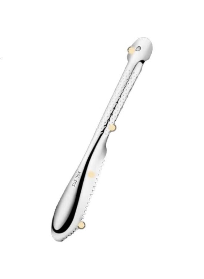 Dipple 304 Stainless Steel Fish Scale Remover, Multi-Functional Fish Belly Knife, Fish Scale Scraper, Specialized Knife For Killing Fish, Fish Scale Removal Tool - Image 3