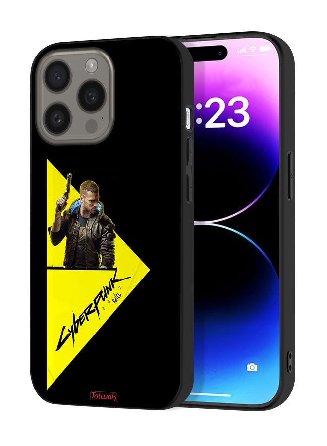 Tolwak Apple iPhone 15 Pro Protective Case Cover Cyberpunk 2077 - Image 1