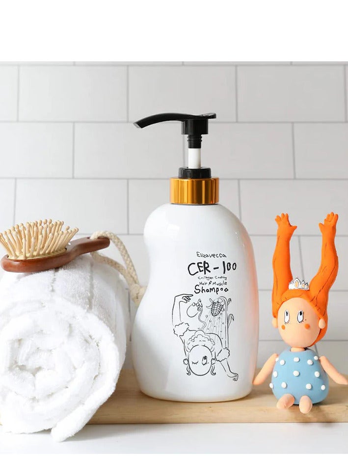 ELIZAVECCA - CER-100 Collagen Coating Hair A+ Muscle Shampoo 500ml - Image 2