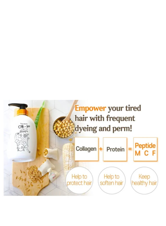 ELIZAVECCA - CER-100 Collagen Coating Hair A+ Muscle Shampoo 500ml - Image 4