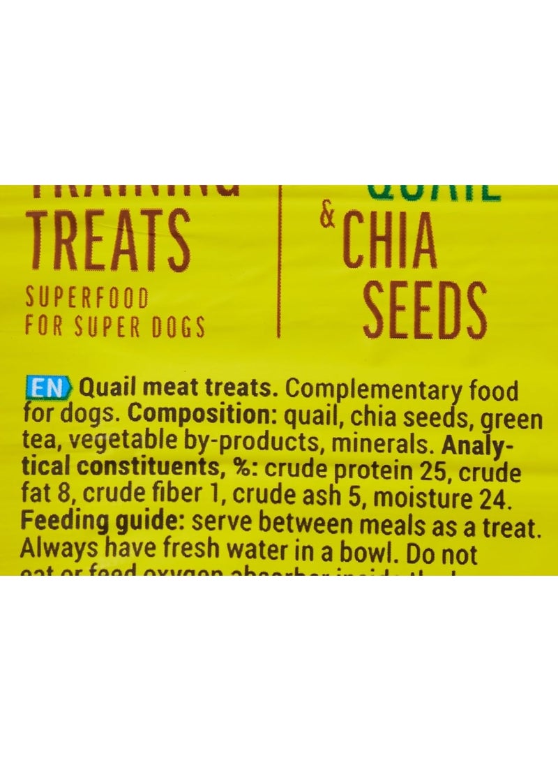 Dog Fest - FARM FRESH DOG FEST TREATS & CHEWS TRAINING TREATS QUAIL & CHIA SEEDS - Image 1
