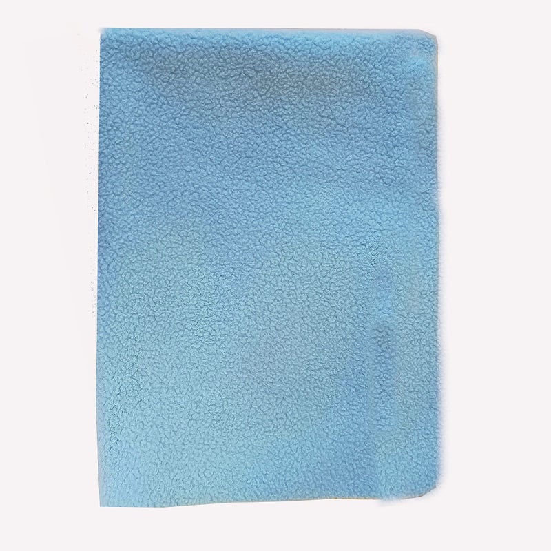 MHM Cotton Dry Sheet Mattress Protector For Baby (Medium, Sky Blue, 25.5 X 19 Cm) - Image 4