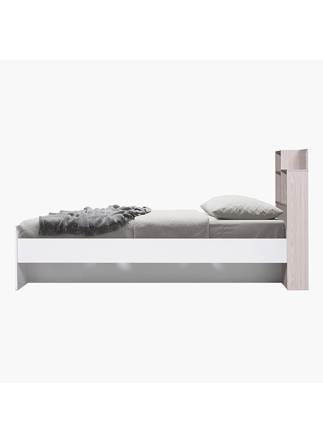 Home Box Vanilla Bed With Storage Headboard 208 x 100 x 100 cm  - Image 4