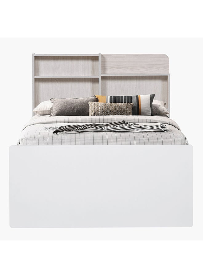 Home Box Vanilla Bed With Storage Headboard 208 x 100 x 100 cm  - Image 2