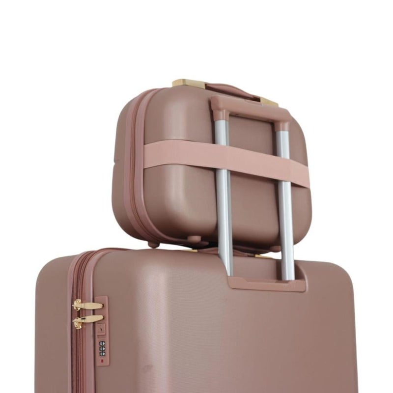 DIMA Bridal Dabash Bag Set - 7 pieces, including 5 trolley bags and 2 makeup bags - with double covers - and an expansion zipper - Dima brand - Image 3