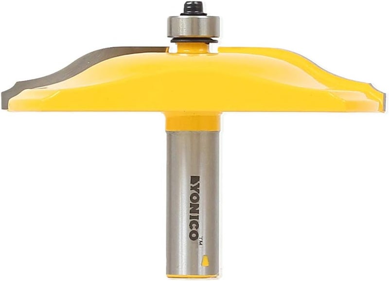 Yonico Raised Panel Cabinet Door Router Bits 3-1/2-Inch Diameter Ogee Bead 1/2-Inch Shank 12140 - Image 5