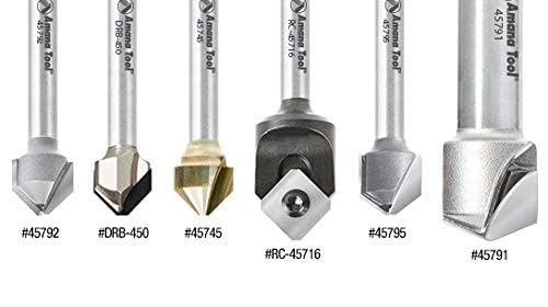 Amana Tool - 45792 Carbide Tipped Double Edge Folding V-Groove 90 Deg x 0.090" Tip Wid - Image 5