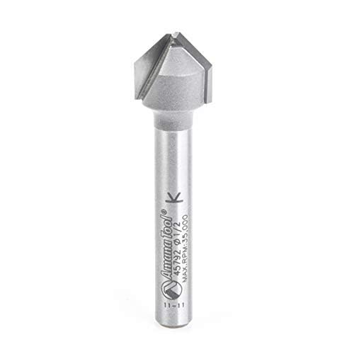 Amana Tool - 45792 Carbide Tipped Double Edge Folding V-Groove 90 Deg x 0.090" Tip Wid - Image 3