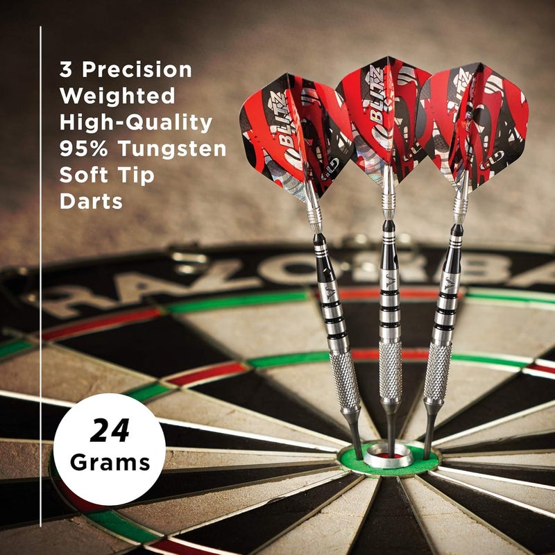 Viper Blitz 95% Tungsten Steel Tip Darts with Storage/Travel Case - Image 2