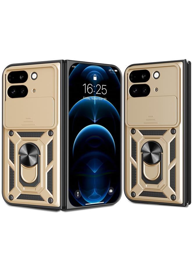 Zaboon Case For Google Pixel 9 Pro Fold Sliding Camera Cover Design TPU+PC Phone Case - Image 1