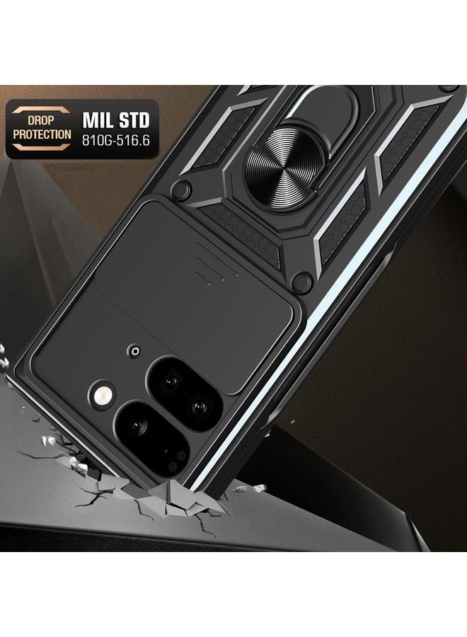 Zaboon Case For Google Pixel 9 Pro Fold Sliding Camera Cover Design TPU+PC Phone Case - Image 5