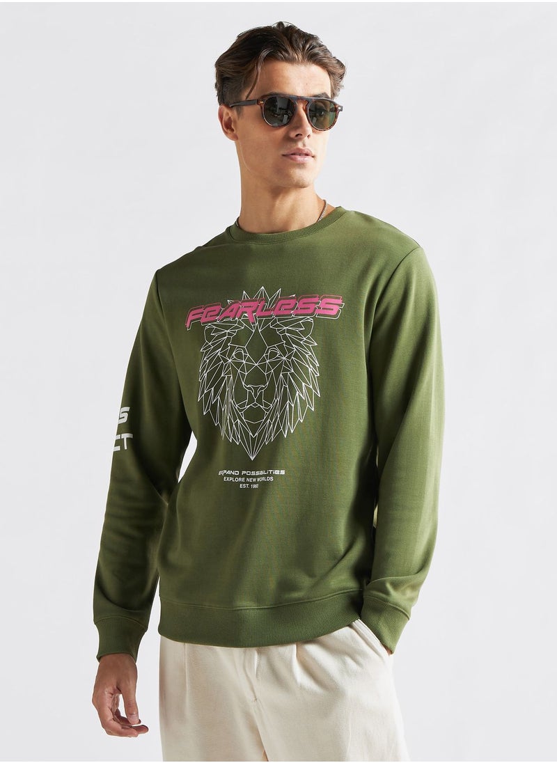 FAV Graphic Crew Neck Sweatshirt  - Image 1