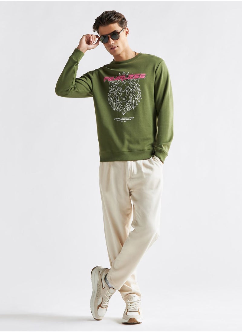 FAV Graphic Crew Neck Sweatshirt  - Image 4