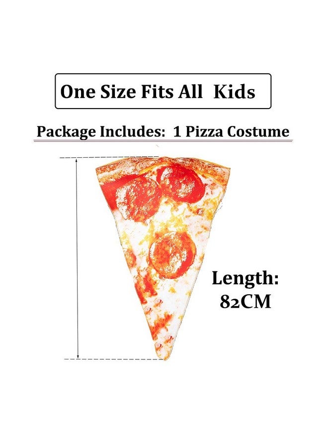 ReneeCho Kids Pizza Slice Halloween Costume Boys Girls Children Food Costume Funny Cosplay Onesie One Size - Image 3