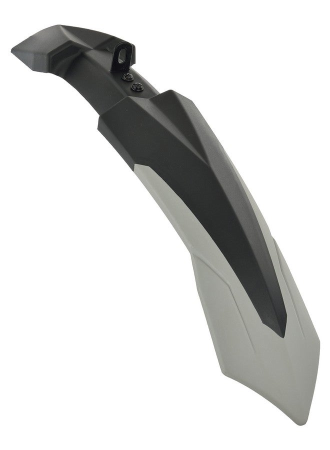Dark Horse® Bicycle Dual Tone Front & Rear Mudguard with Durable Plastic Clamp, Fender for Bicycle, Black-Grey - Image 5