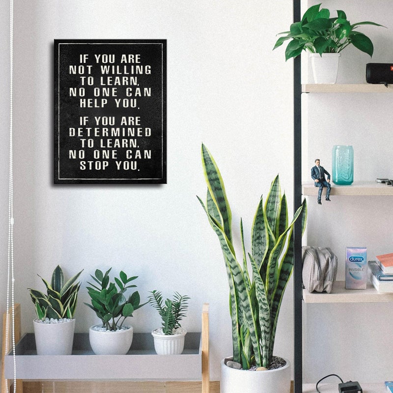 Ploceiny Inspirational Office wall art Motivational poster for home decor Positive Quotes wall prints Encouragement Gifts Positive Sayings for preppy room Wall Decor A-288 - Image 5