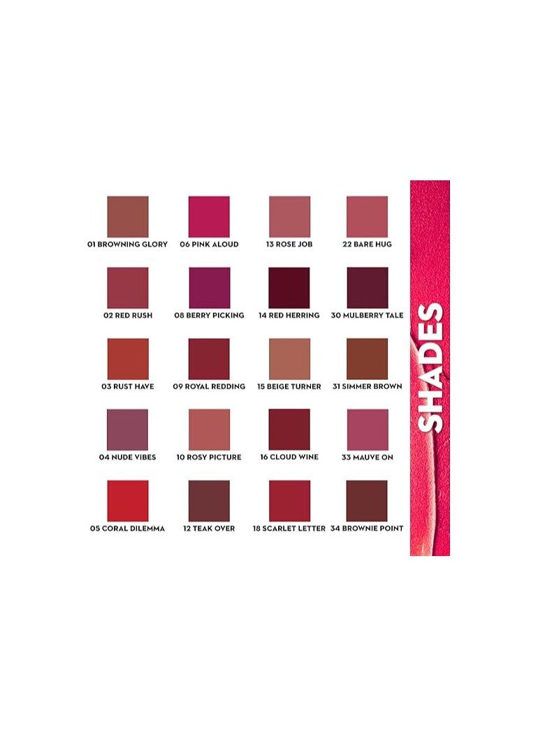 SUGAR - SUGAR Cosmetics Nothing Else Matter 03 Rust Have (Subtle Burnt Red), 3.5 g - Image 1