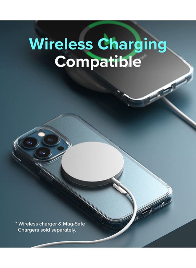 BORTONY - iPhone 12 Pro Max Magsafe Case Compatible with Wireless Charging Anti Scratch Shockproof Protective Cover for Apple iPhone 12 Pro Max Clear - Image 1