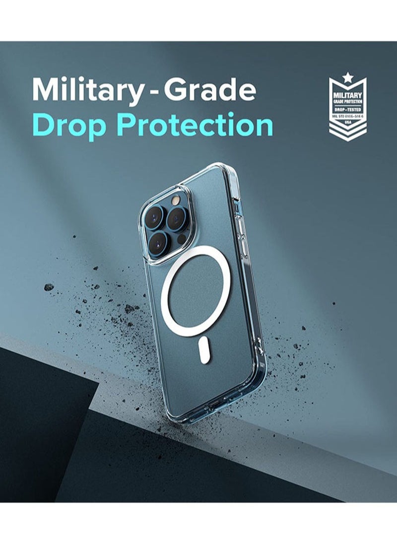 BORTONY - iPhone 12 Pro Max Magsafe Case Compatible with Wireless Charging Anti Scratch Shockproof Protective Cover for Apple iPhone 12 Pro Max Clear - Image 1