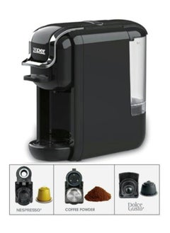 XPER Xper coffee maker for capsules and coffee, 1450 Watts, 19 Bar, Black, XPC-90B  - Image 1